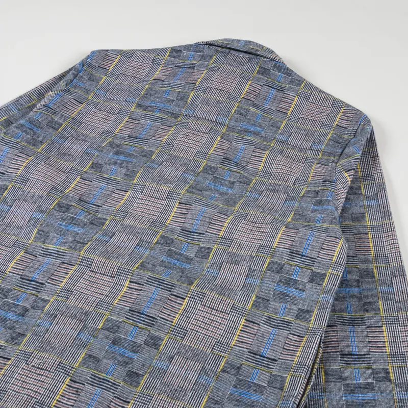 Unfeigned Smart Jacket Cotton Grey Yellow Check-3