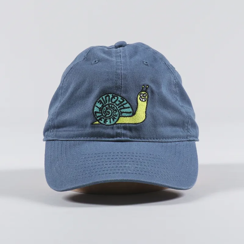 The Quiet Life Snail Dad Hat Slate-2