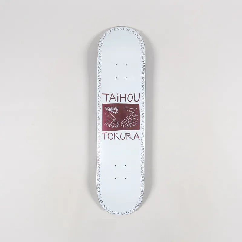 Doomsayers Snake Shake T4 Deck 8 Inch White Red