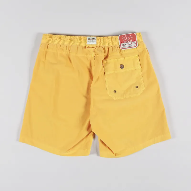Deus Ex Machina Sandbar Garment Dye Short Golden Rod-1