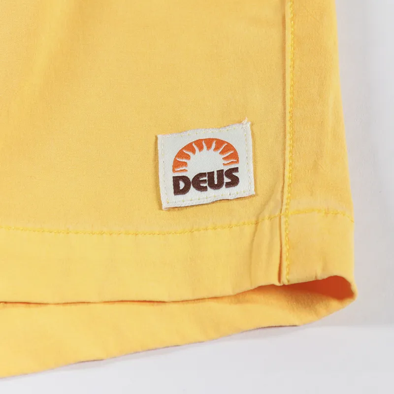Deus Ex Machina Sandbar Garment Dye Short Golden Rod-3