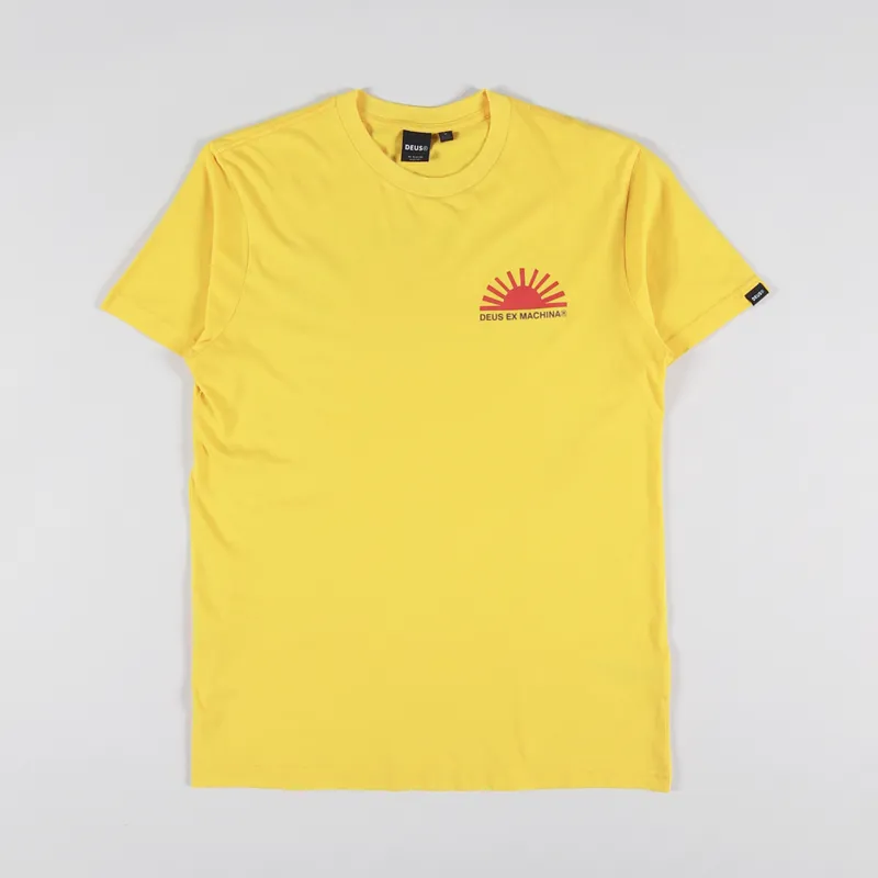 Deus Ex Machina Sunflare T Shirt Spectra Yellow-1