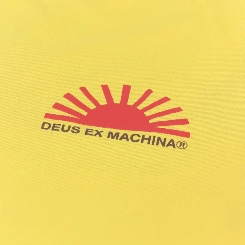 Deus Ex Machina Sunflare T Shirt Spectra Yellow-5