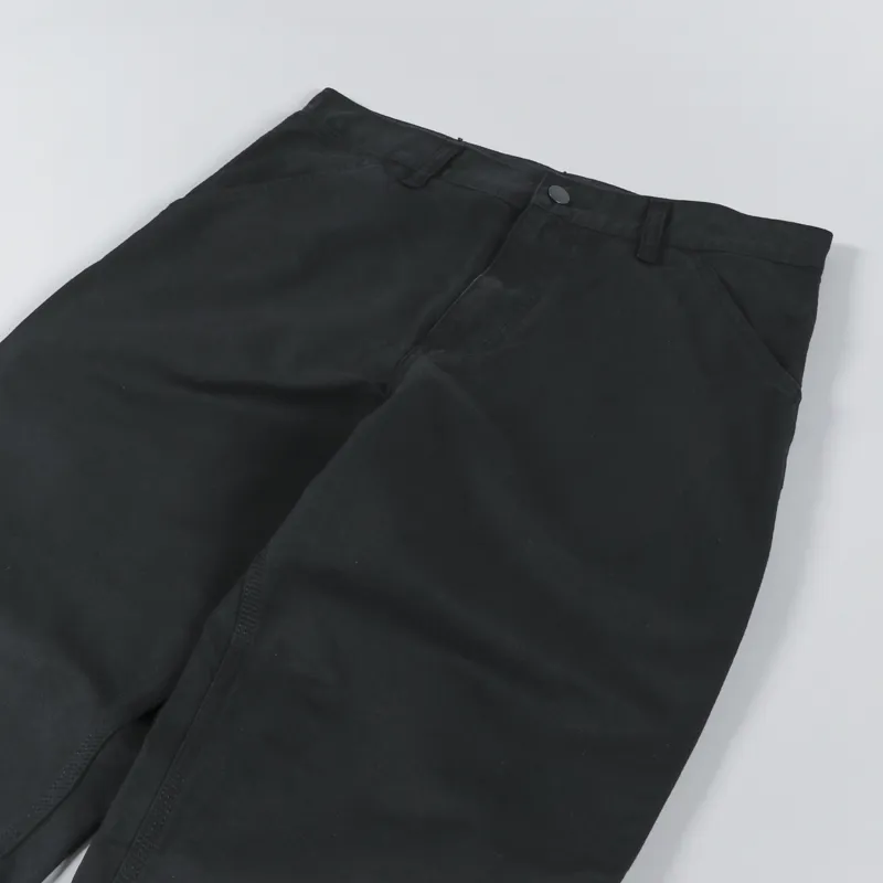 Carhartt WIP Single Knee Pant Black Newcomb Drill-7