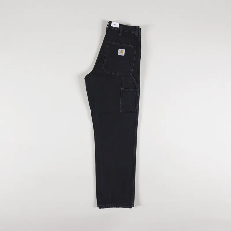 Carhartt WIP Single Knee Pant Black Stone Washed Smith Denim-2
