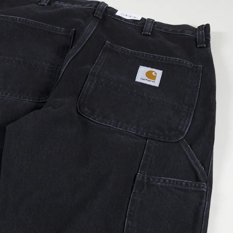 Carhartt WIP Single Knee Pant Black Stone Washed Smith Denim-6