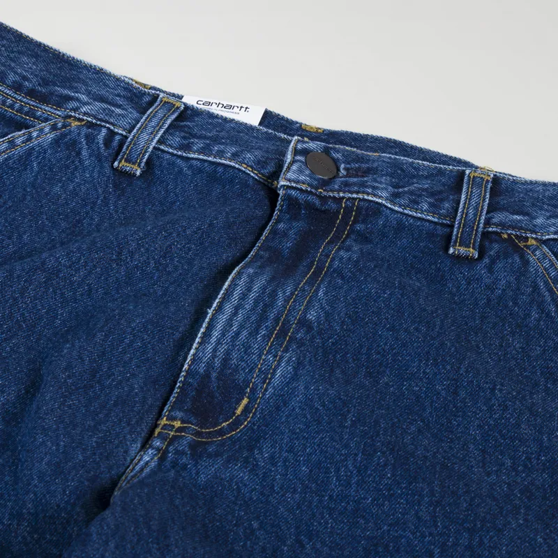 Carhartt WIP Single Knee Pant Blue Stone Washed Smith Denim-5
