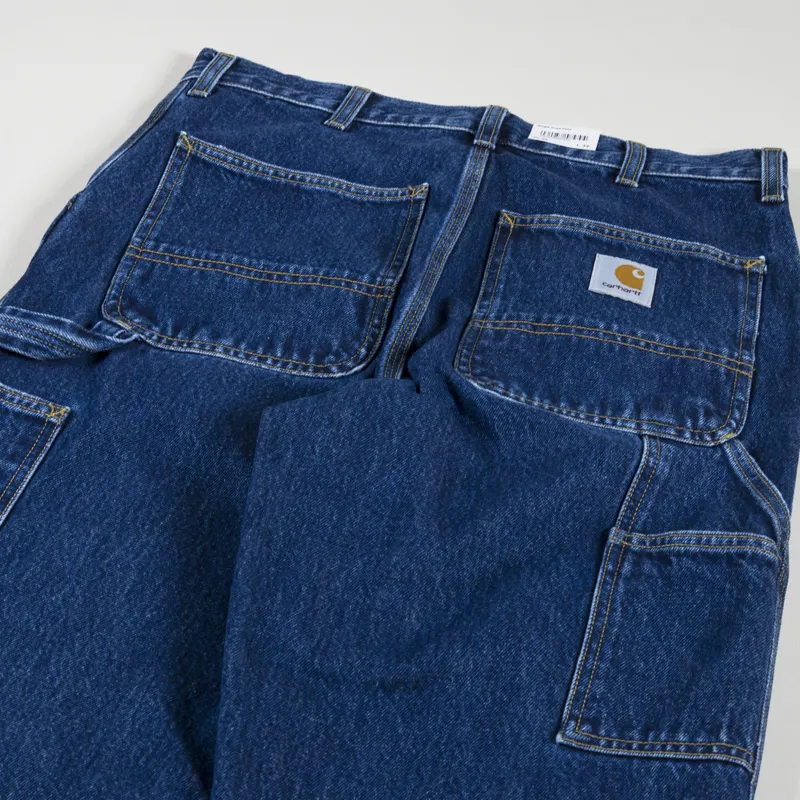 Carhartt WIP Single Knee Pant Blue Stone Washed Smith Denim-6
