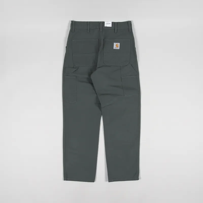 Carhartt WIP Mens Single Knee Pants Boxwood Dearborn Canvas