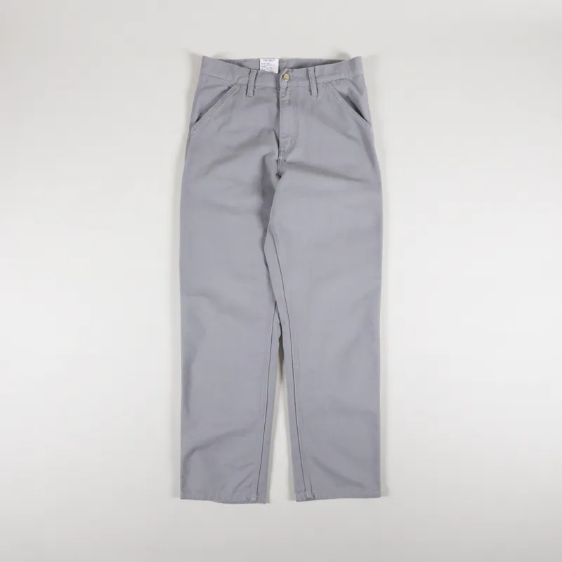 Carhartt WIP Single Knee Pant Marengo Rinsed Dearborn Canvas-1