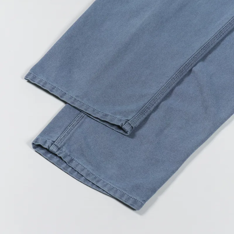 Carhartt WIP Single Knee Pant Storm Blue Faded Dearborn Canvas-5