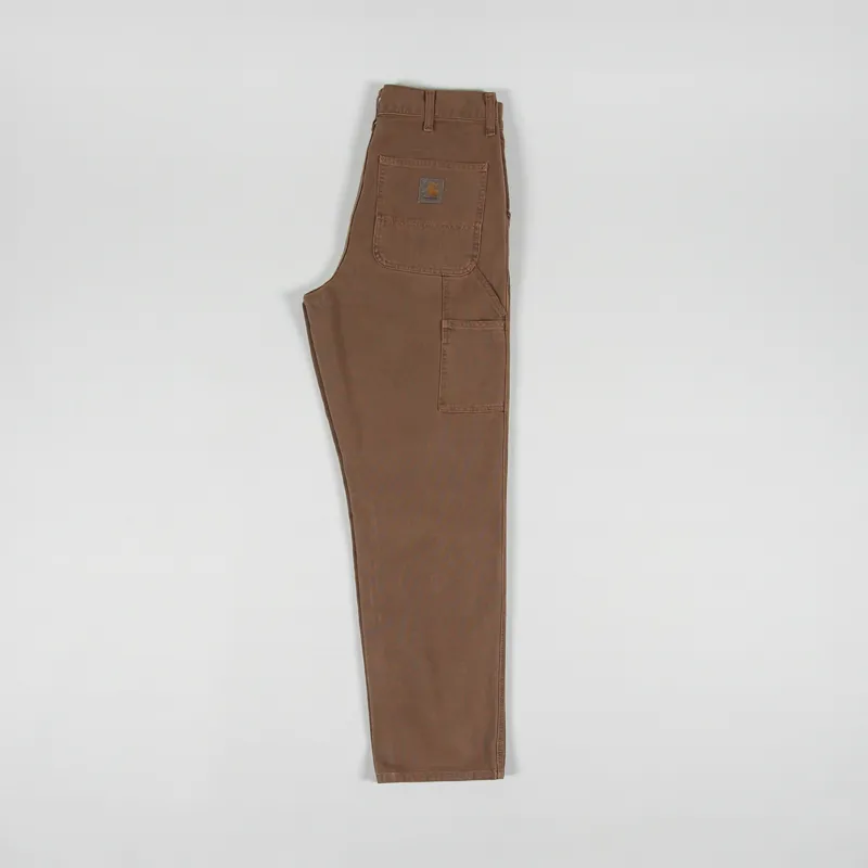Carhartt WIP Single Knee Pant Tamarind Faded Dearborn Canvas-2