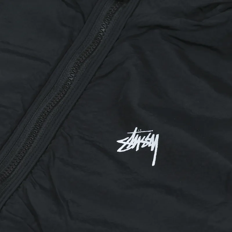 Stussy Snake Jacquard Sherpa Jacket Brown-12