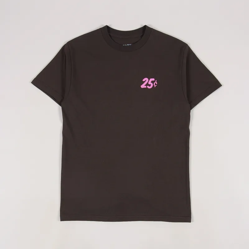 Quartersnacks Snackman T Shirt Dark Chocolate-1