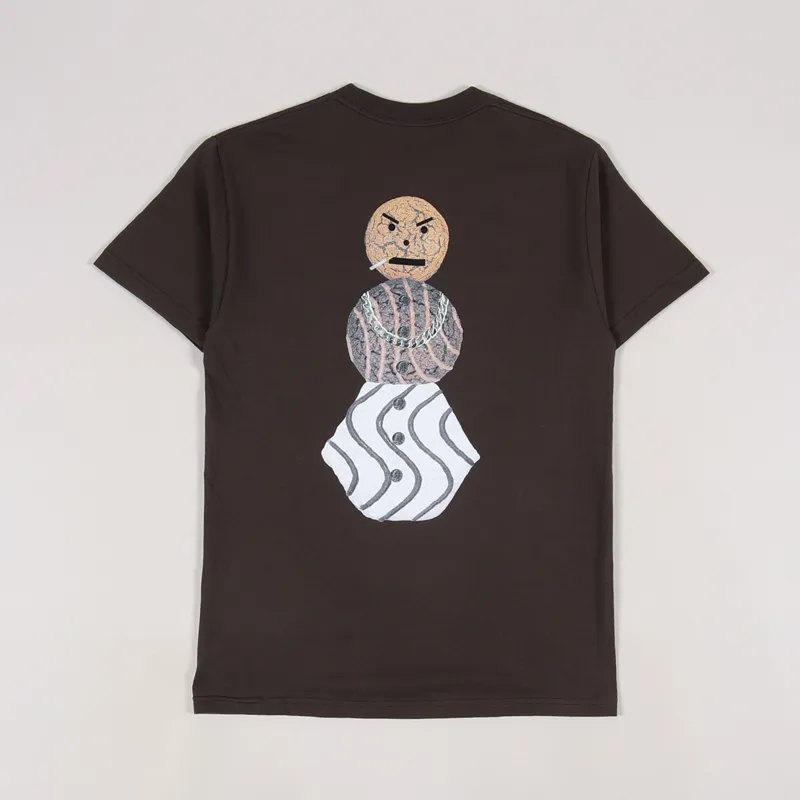 Quartersnacks Snackman T Shirt Dark Chocolate