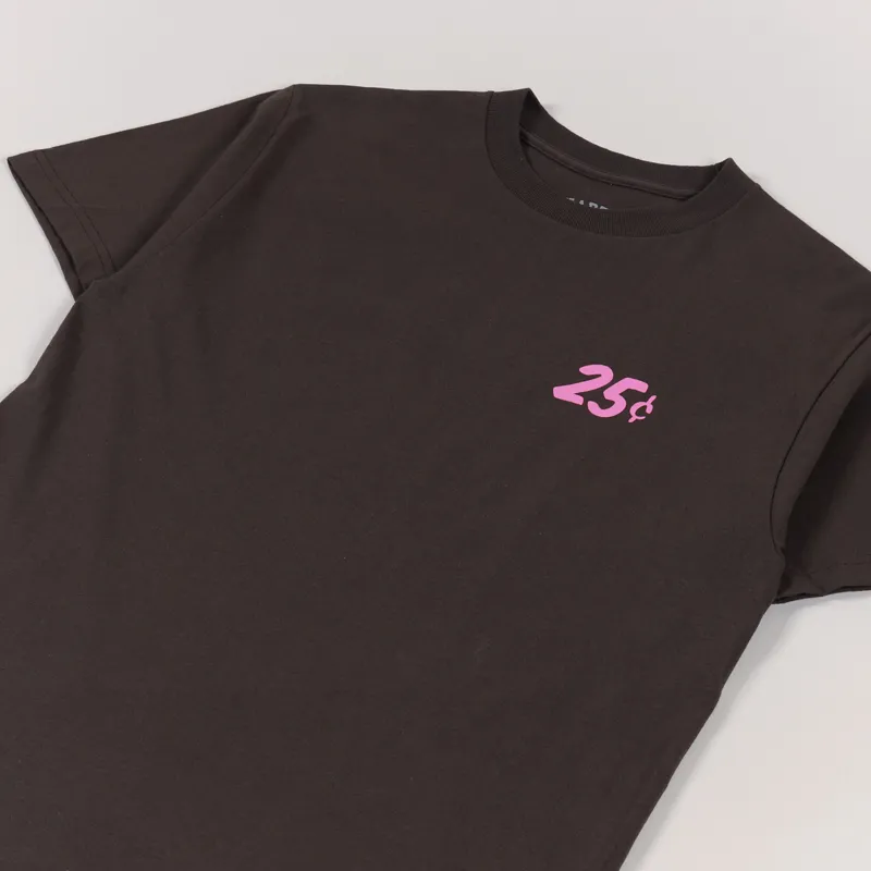 Quartersnacks Snackman T Shirt Dark Chocolate-3