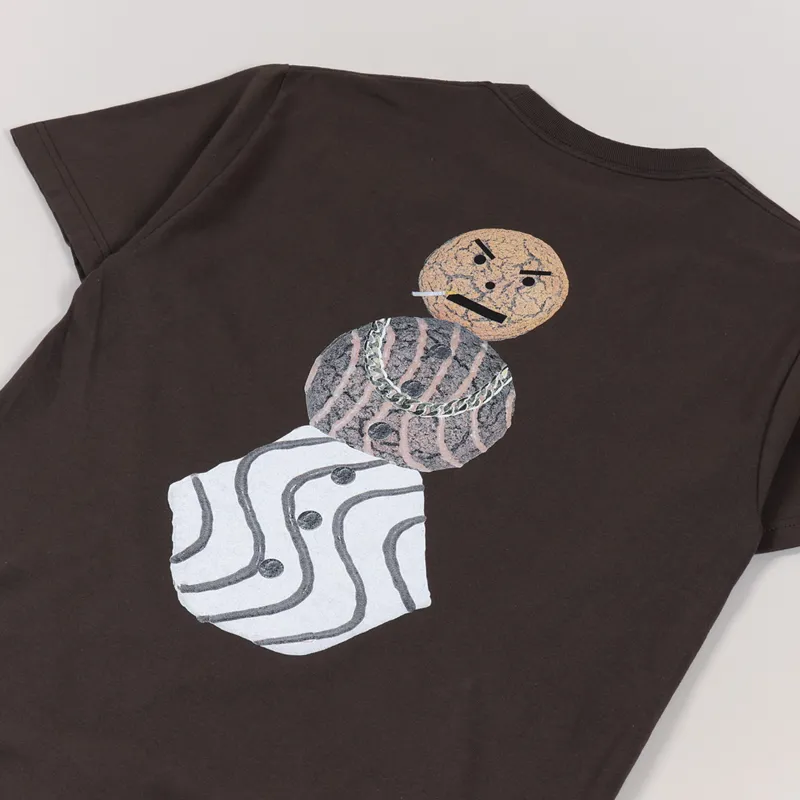Quartersnacks Snackman T Shirt Dark Chocolate-2