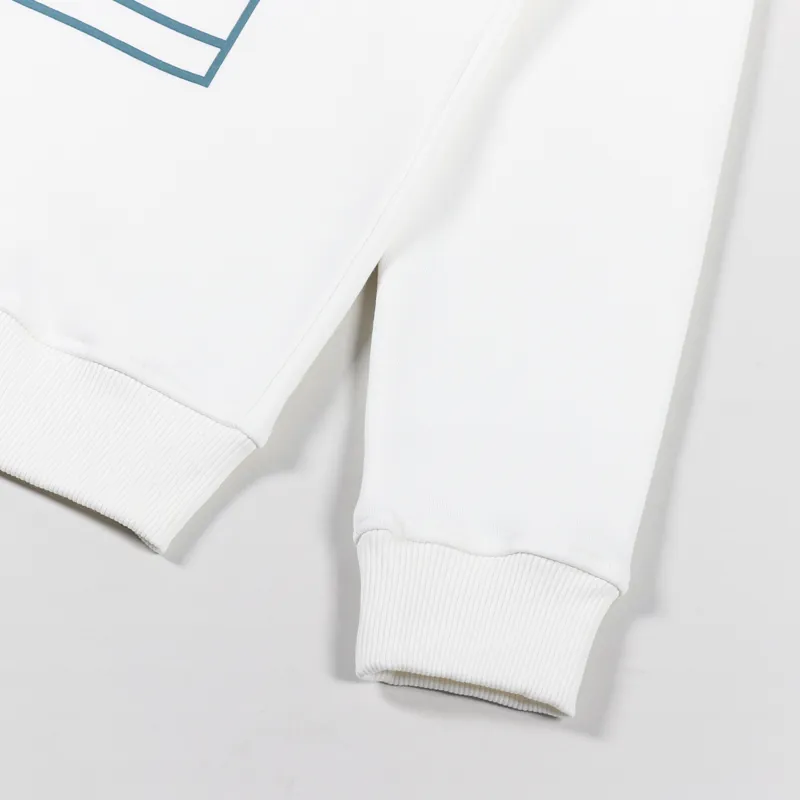 Penfield Sunset Mountain BG Crew Sweat Marshmallow-4