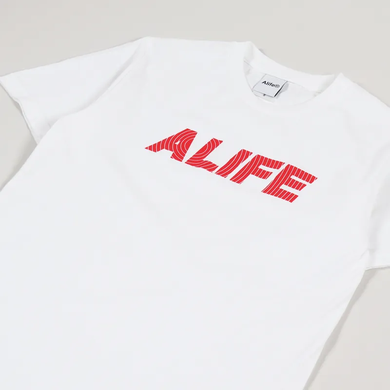 Alife Sonar T Shirt White-2