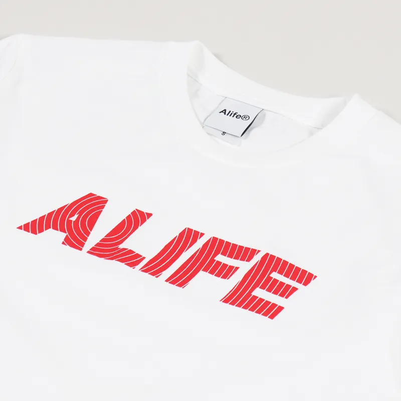 Alife Sonar T Shirt White-5