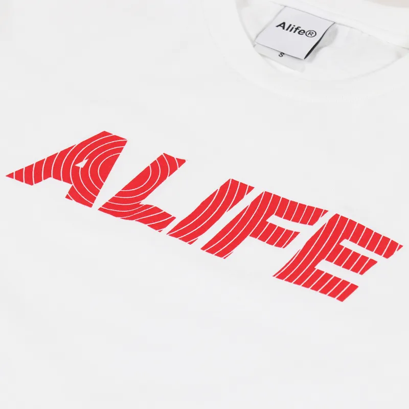 Alife Sonar T Shirt White-4