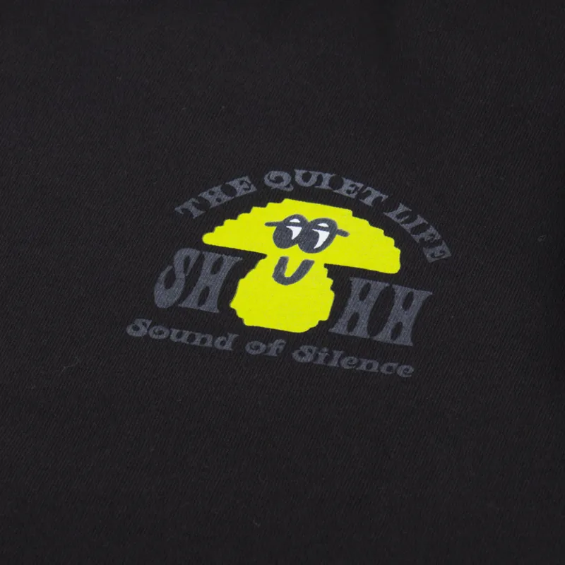 The Quiet Life Sound Of Silence T Shirt Black-2