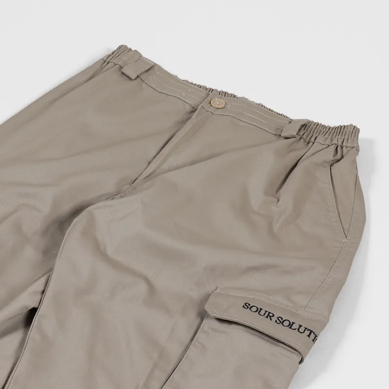 Sour Solution Sour Cargo Pants Sand-7