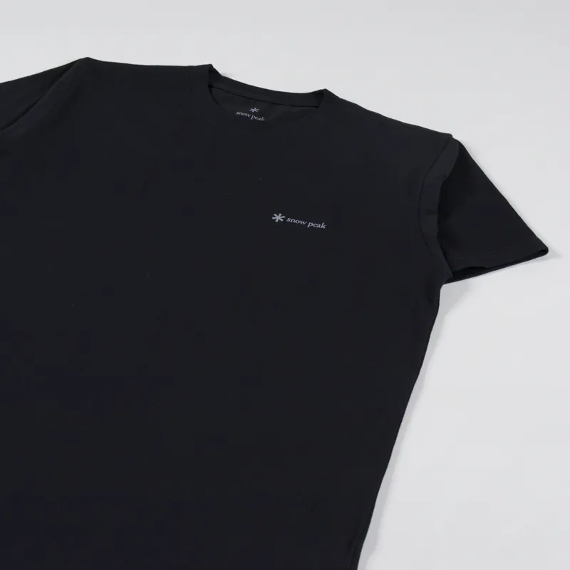 Snow Peak SP Logo T Shirt Black-2
