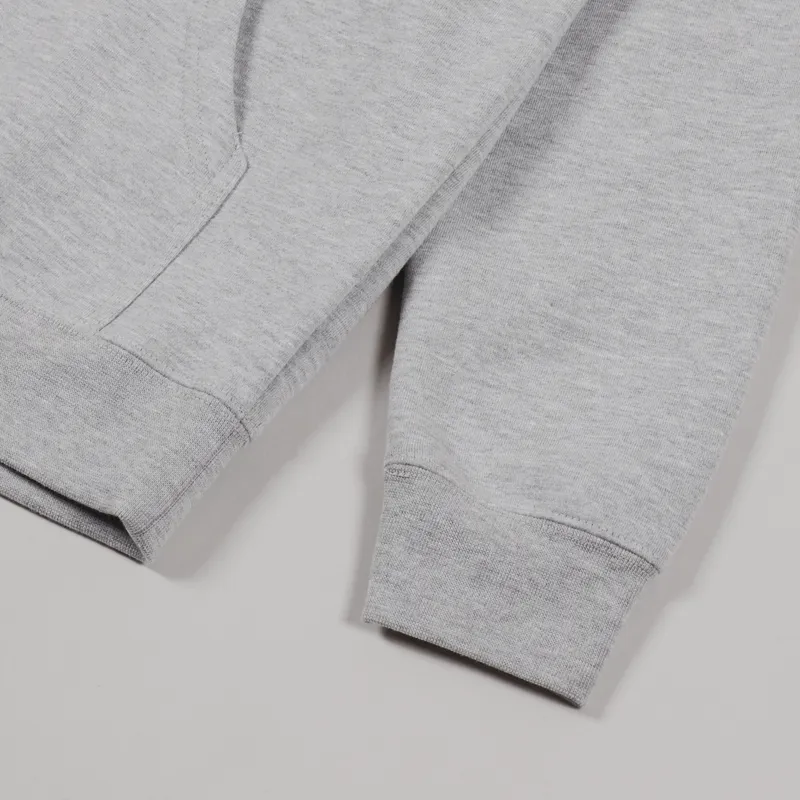 Butter Goods Speckle Classic Logo Pullover Hoodie Heather Grey-5