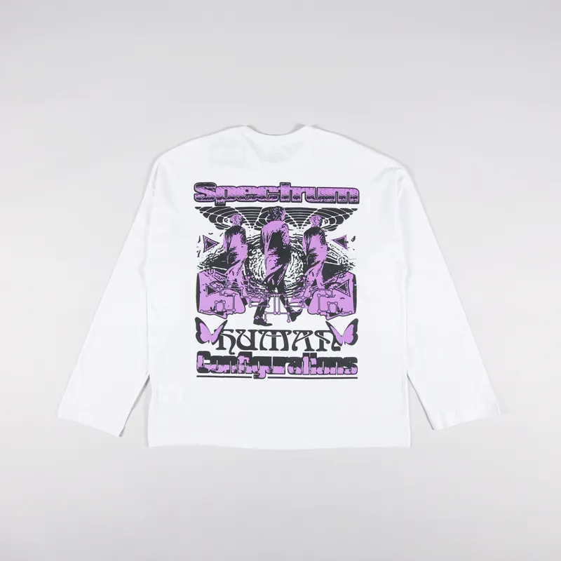 Homework Spectrum Long Sleeve T Shirt White
