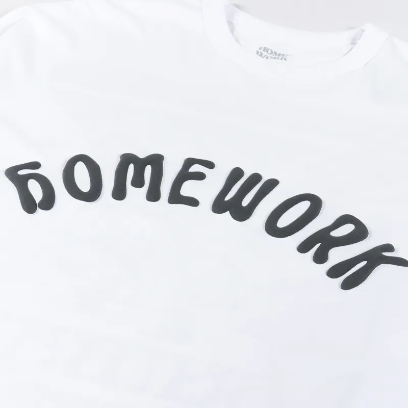 Homework Spectrum Long Sleeve T Shirt White-5