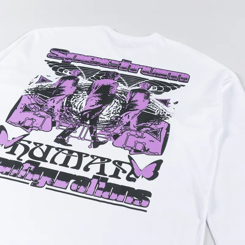 Homework Spectrum Long Sleeve T Shirt White-2