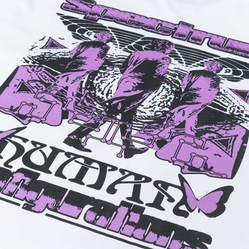 Homework Spectrum Long Sleeve T Shirt White-4