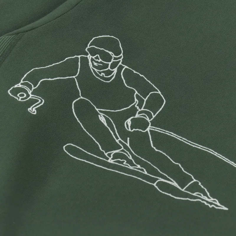 PAL Sporting Goods Speed Racer Half Zip Sweat Deep Green-6