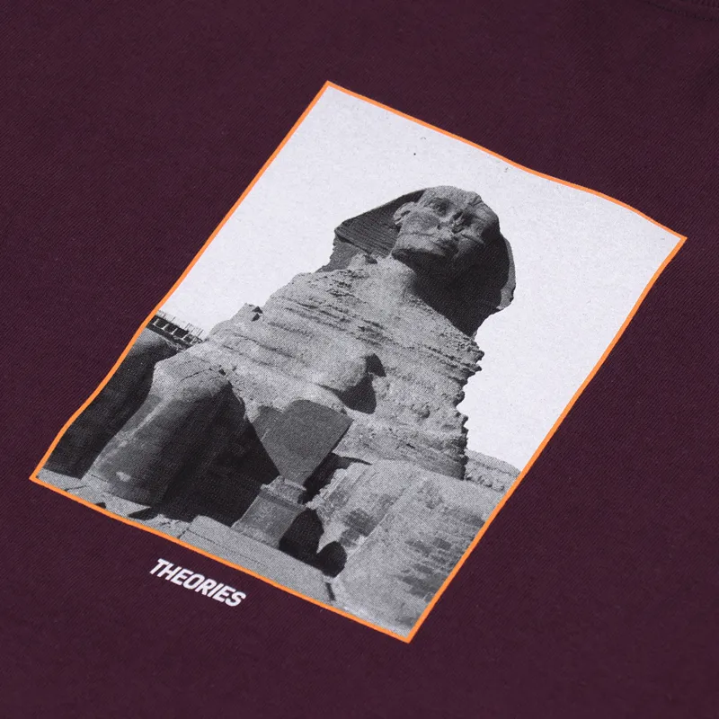 Theories Of Atlantis Sphinx T Shirt Eggplant-1