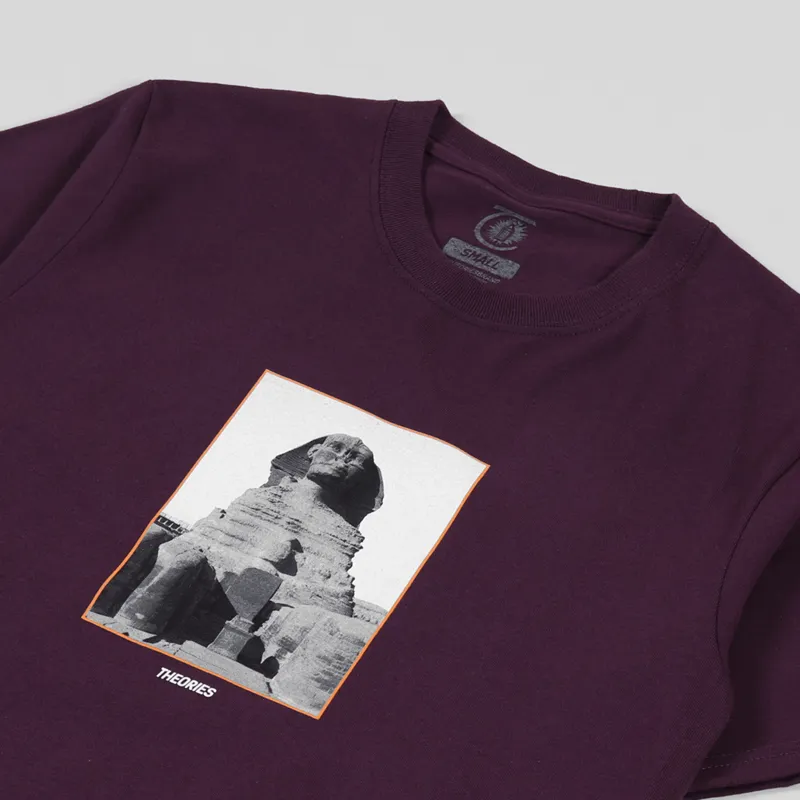 Theories Of Atlantis Sphinx T Shirt Eggplant-2