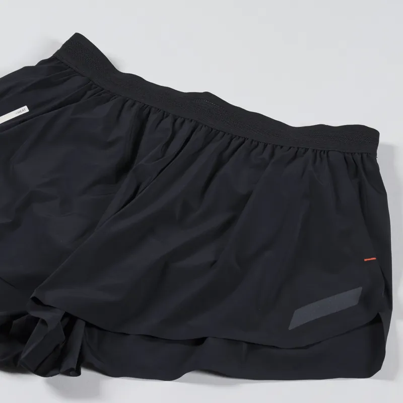 SOAR Running Split Shorts Black-2