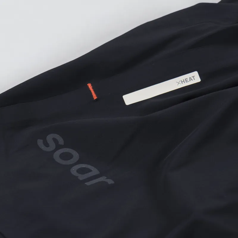 SOAR Running Split Shorts Black-4