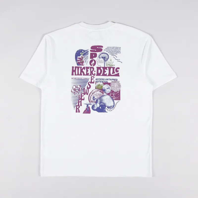 Hikerdelic Sporeswear T Shirt White