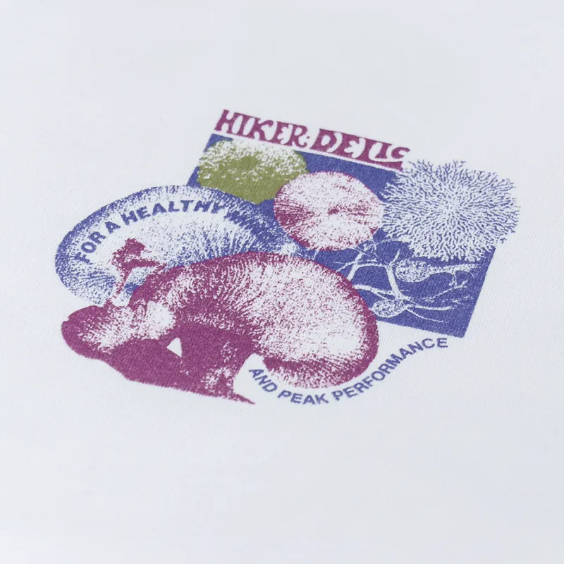 Hikerdelic Sporeswear T Shirt White-3