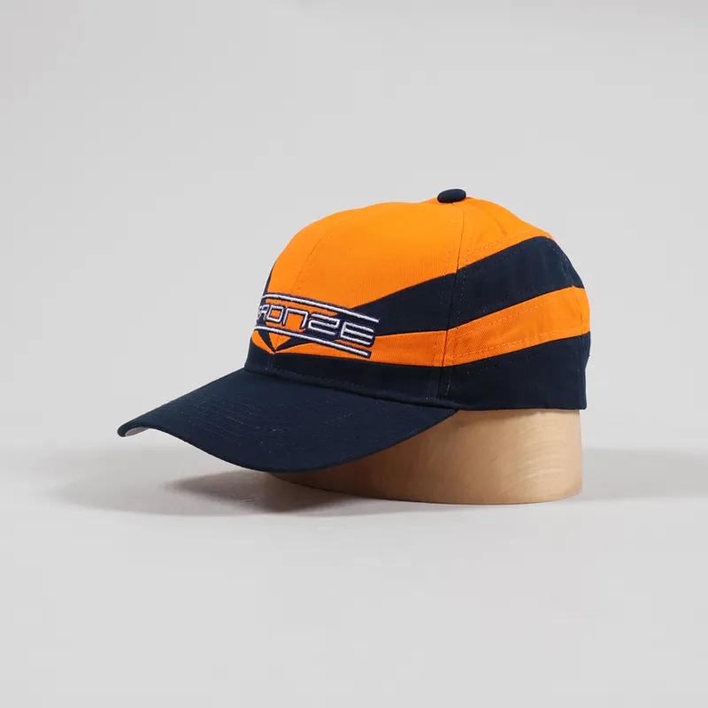 Bronze 56K Sports Snapback Cap Orange Navy
