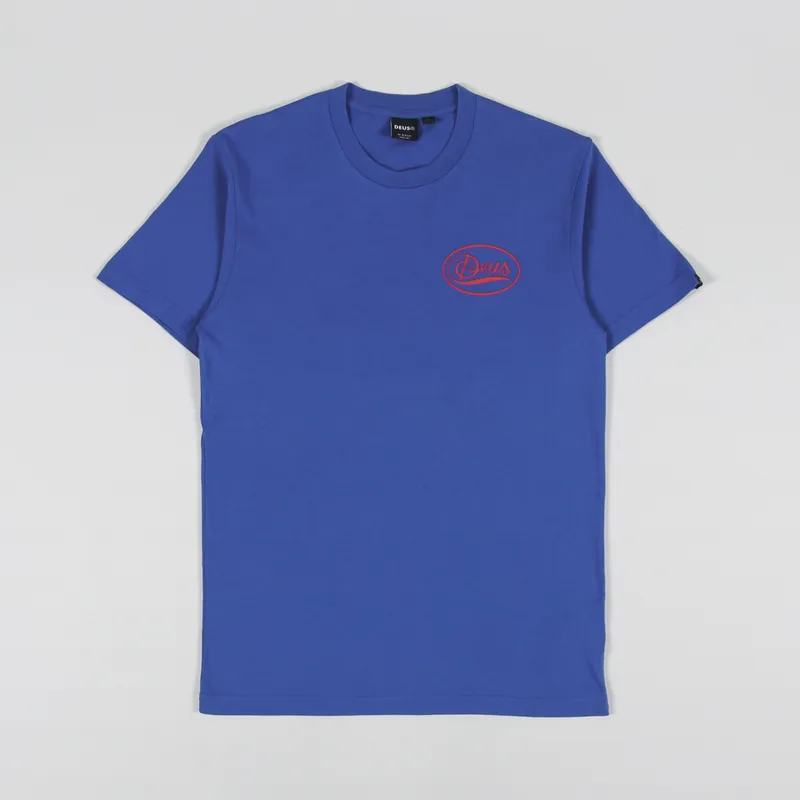 Deus Ex Machina Sparks T Shirt True Blue-1