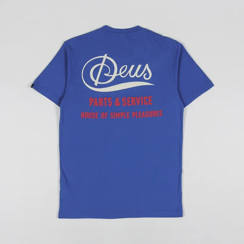 Deus Ex Machina Sparks T Shirt True Blue