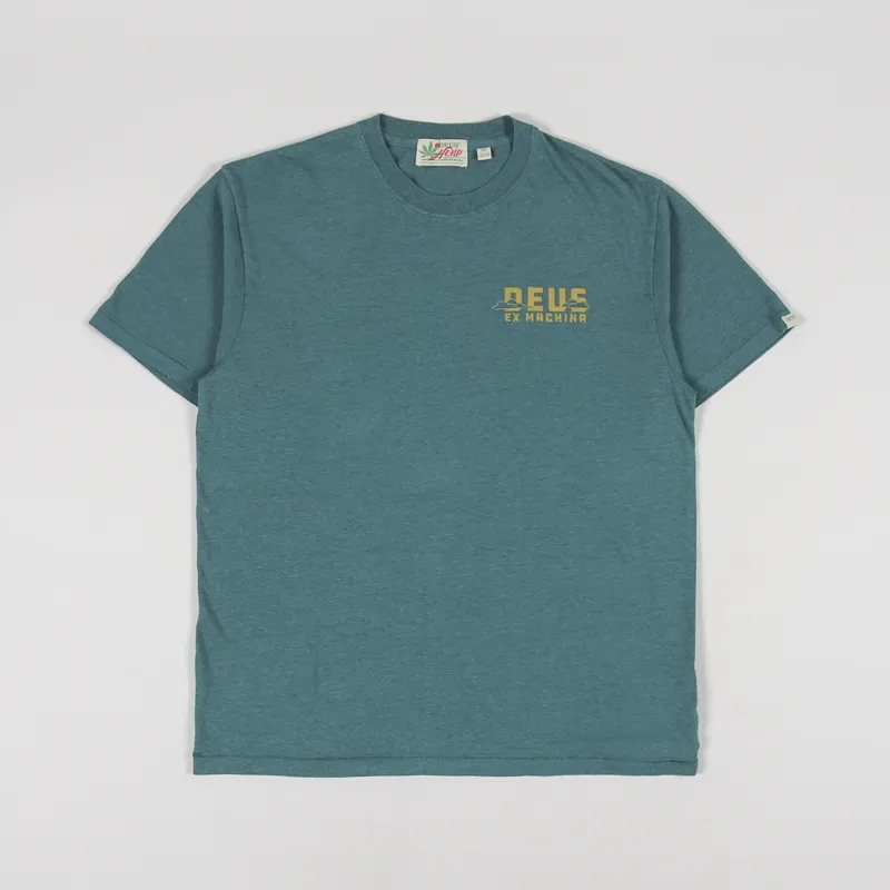 Deus Ex Machina Sprout T Shirt Jasper Green-1