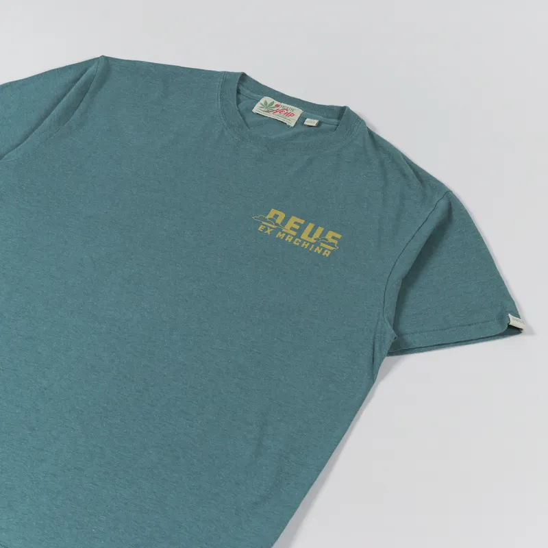 Deus Ex Machina Sprout T Shirt Jasper Green-3