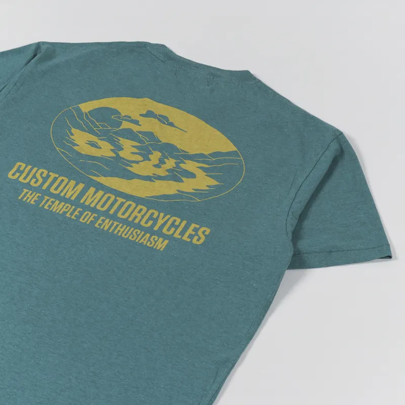 Deus Ex Machina Sprout T Shirt Jasper Green-2