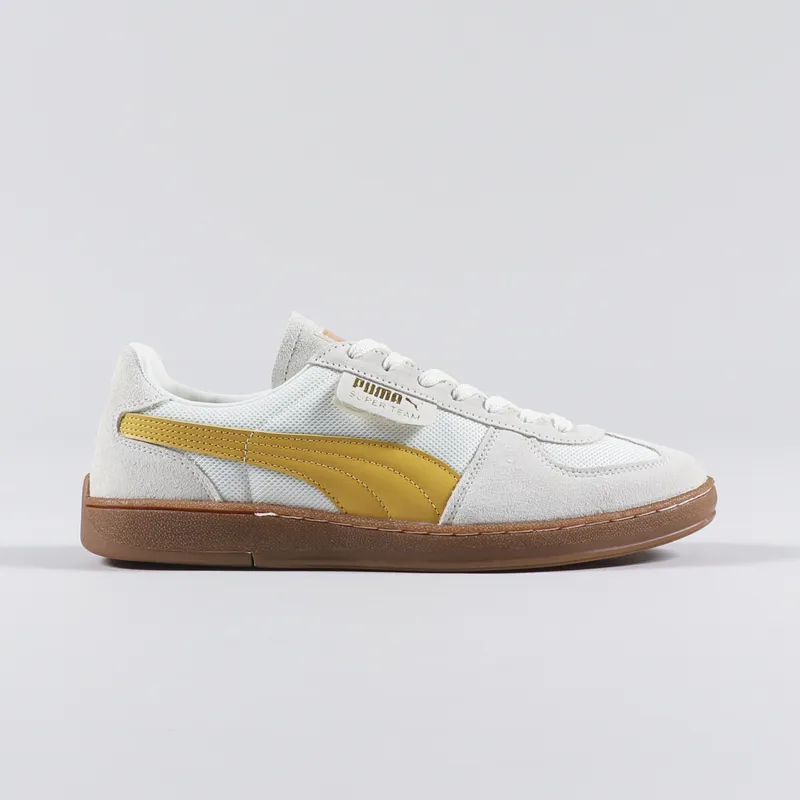 Puma Mens Trainers Super Team Currency Shoes Marshmallow Apricot