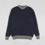 Working Class Heroes x Country Of Origin Seamless Crew Sweater Contra-Rib Fenland Vintage Heather