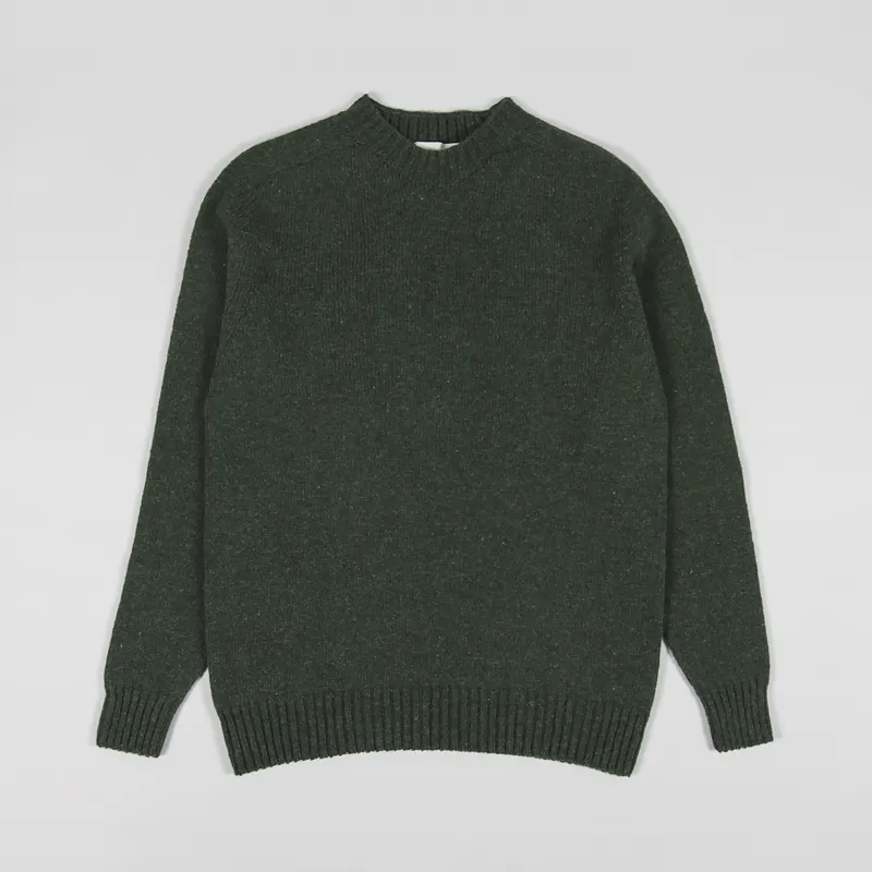 Country Of Origin Seamless Crew Sweater Dark Green