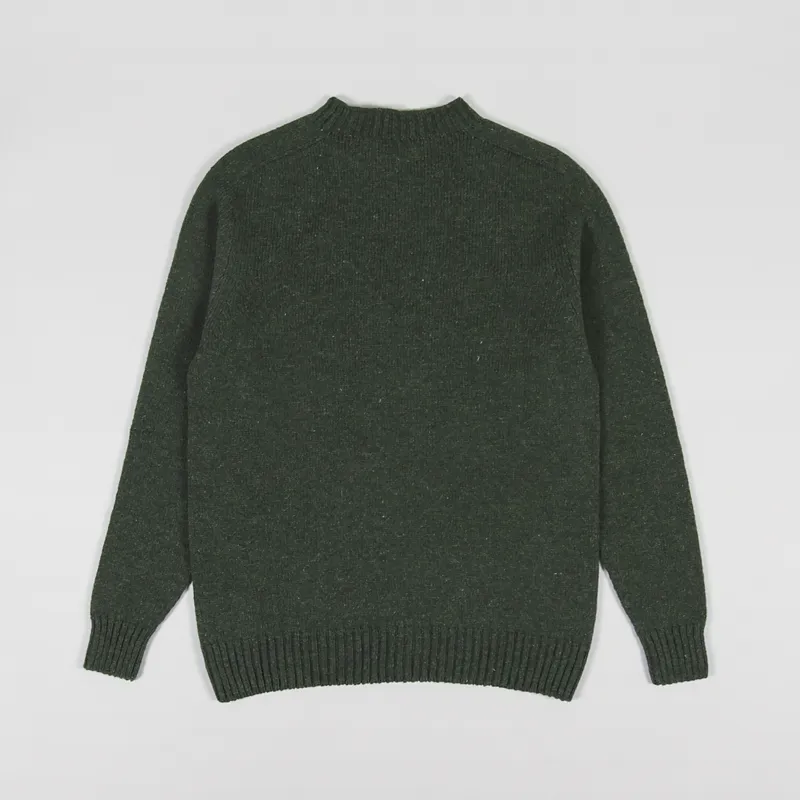 Country Of Origin Seamless Crew Sweater Dark Green-1